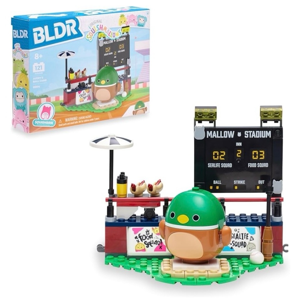 Original Squishmallows Avery’s Ball Game Building Set - BLDR